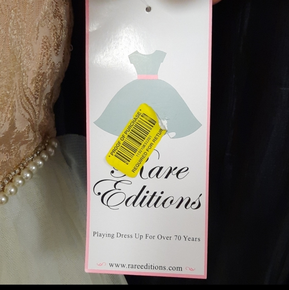 Rare Editions Pink Embroidered Lace Dress - Picture 6 of 10